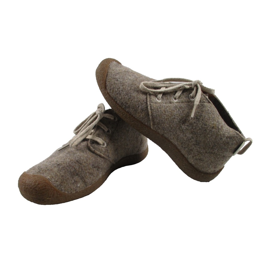KEEN Mosey Chukka  Hiking Shoes Taupe Felt/Birch Women's size 8 NICE!‎
